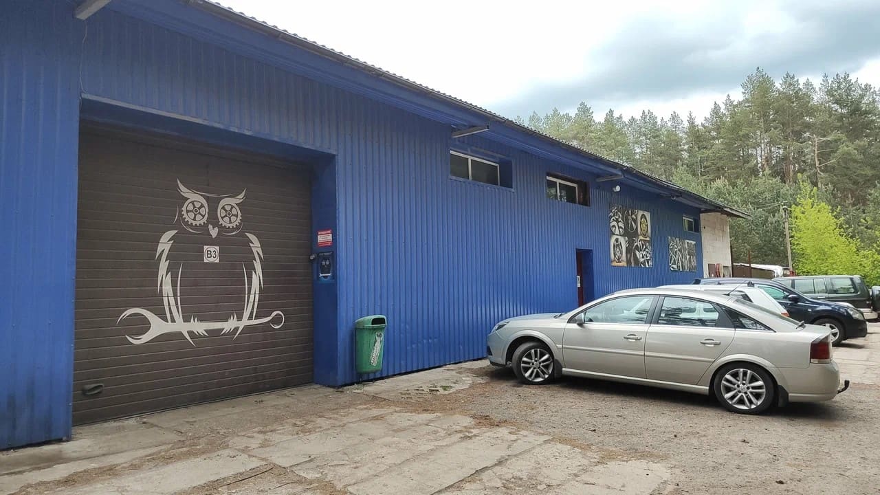 Въезд на территорию